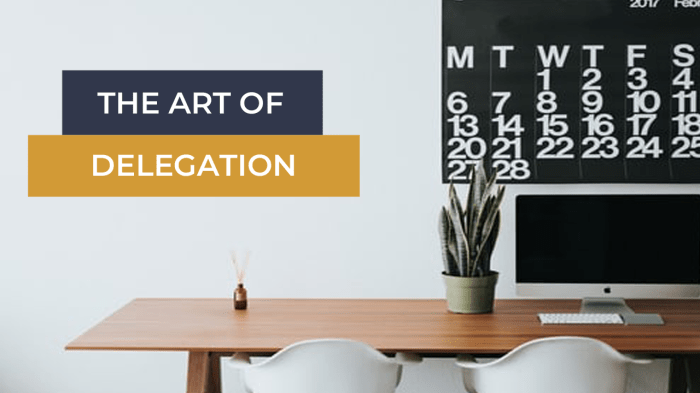 Delegation mastering executive