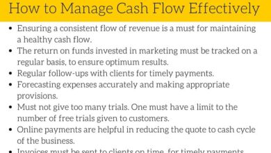 Strategies for managing cash flow effectively