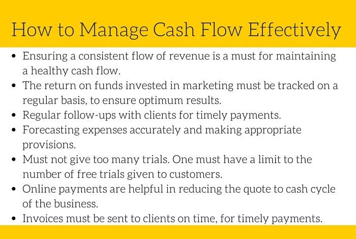Strategies for managing cash flow effectively