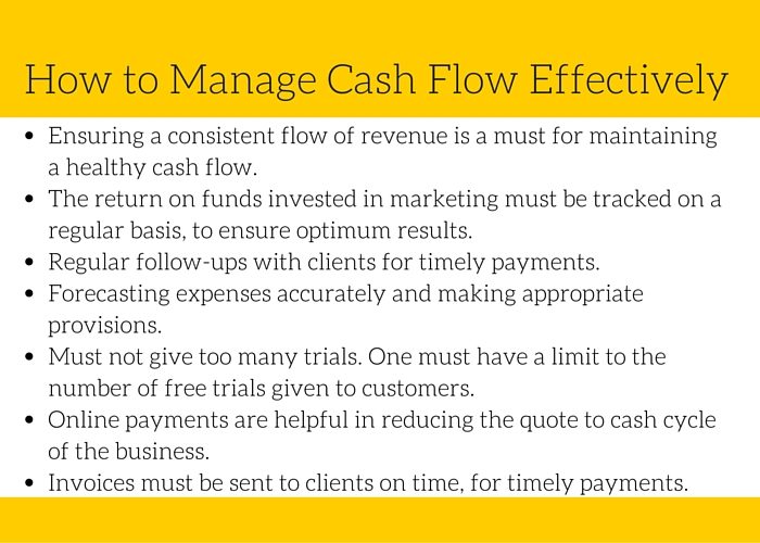 Strategies for managing cash flow effectively
