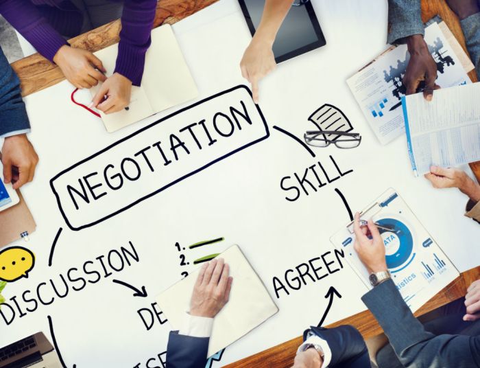 Successful negotiation skills in business